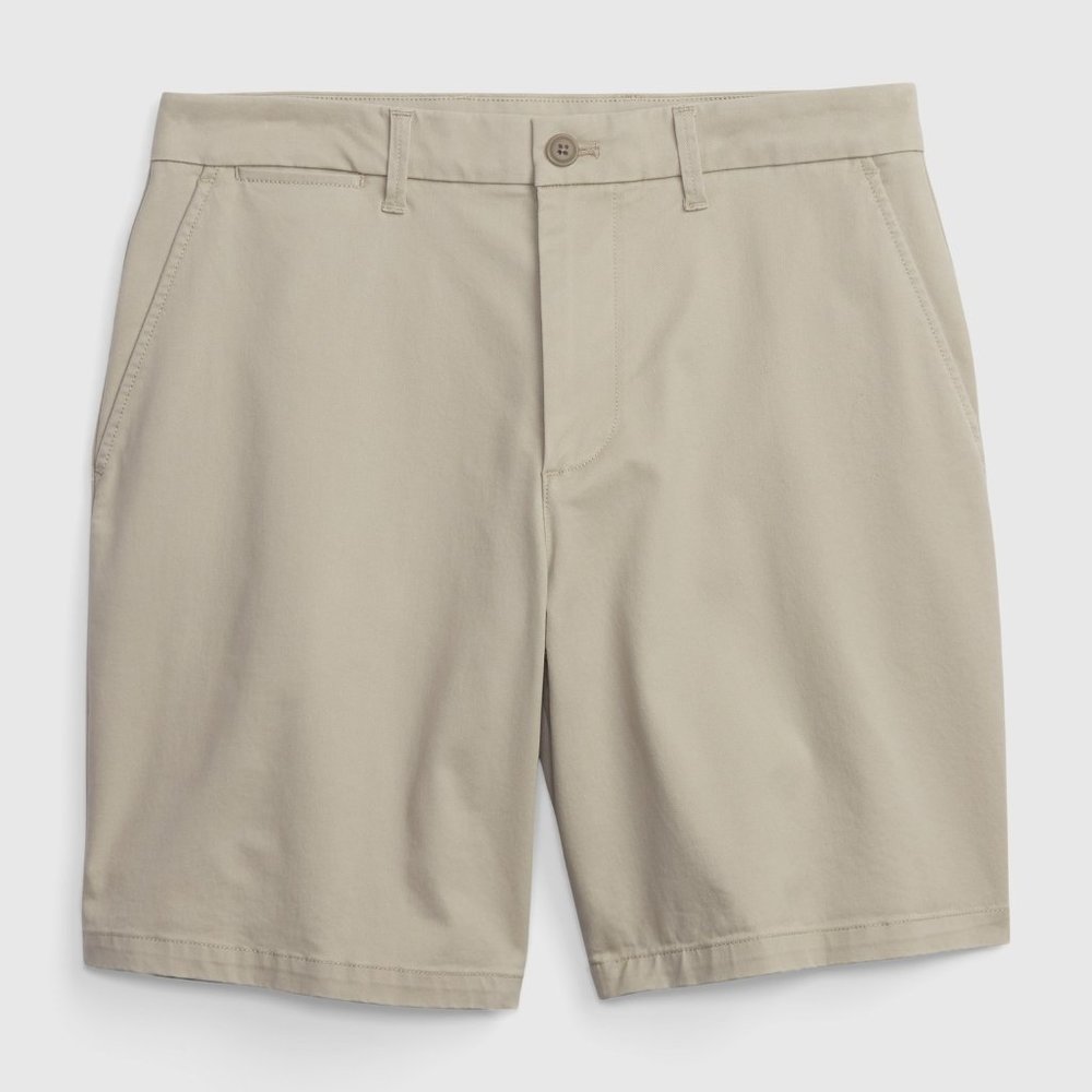 NWT Gap 8" Vintage Shorts In Moonstone Beige Size 40